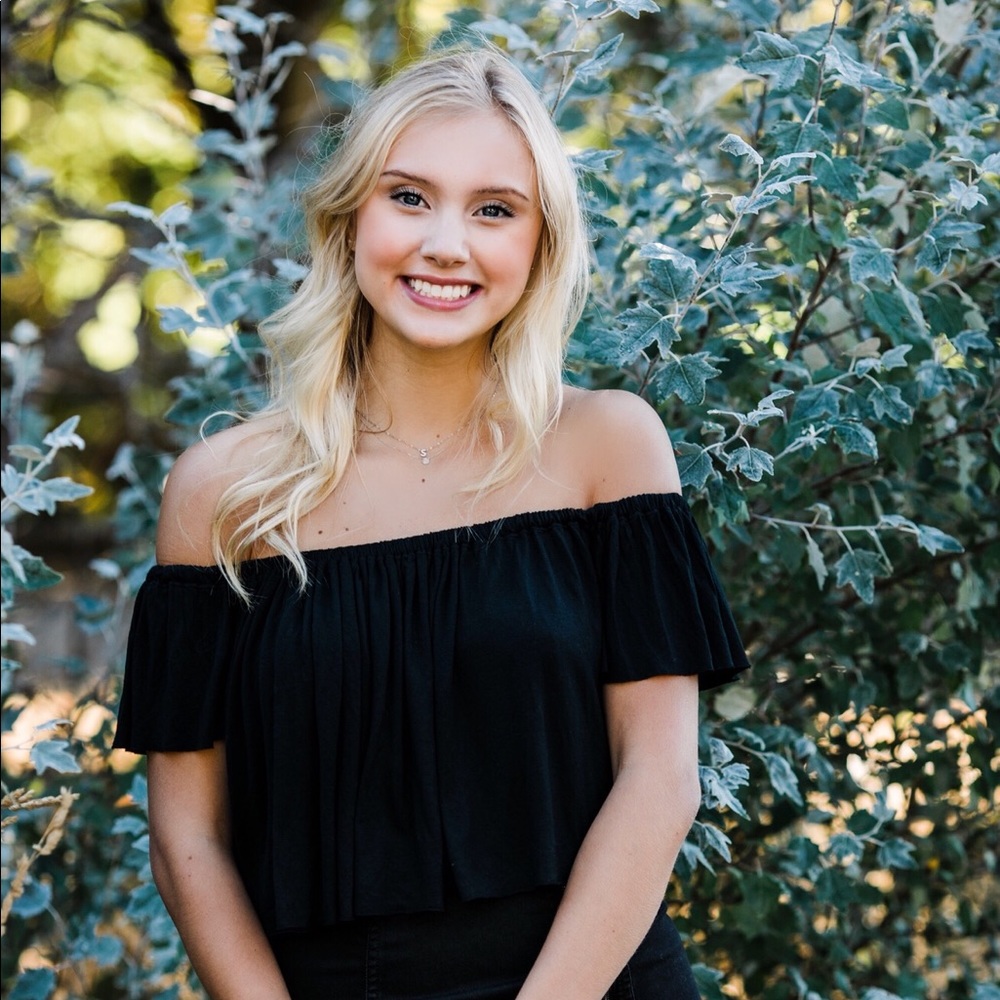 Urban outfitters off the shoulder top